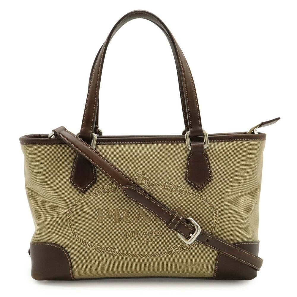 PRADA Brown Leather Shoulder Bag - Picture 2 of 10